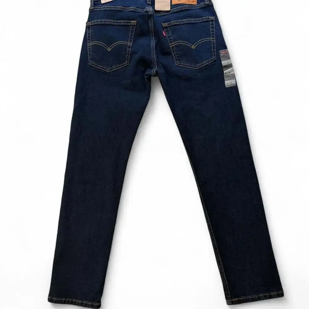 Levi's 502 Taper Stretch Jeans Men's 30x30 Navy Blue New With Tags